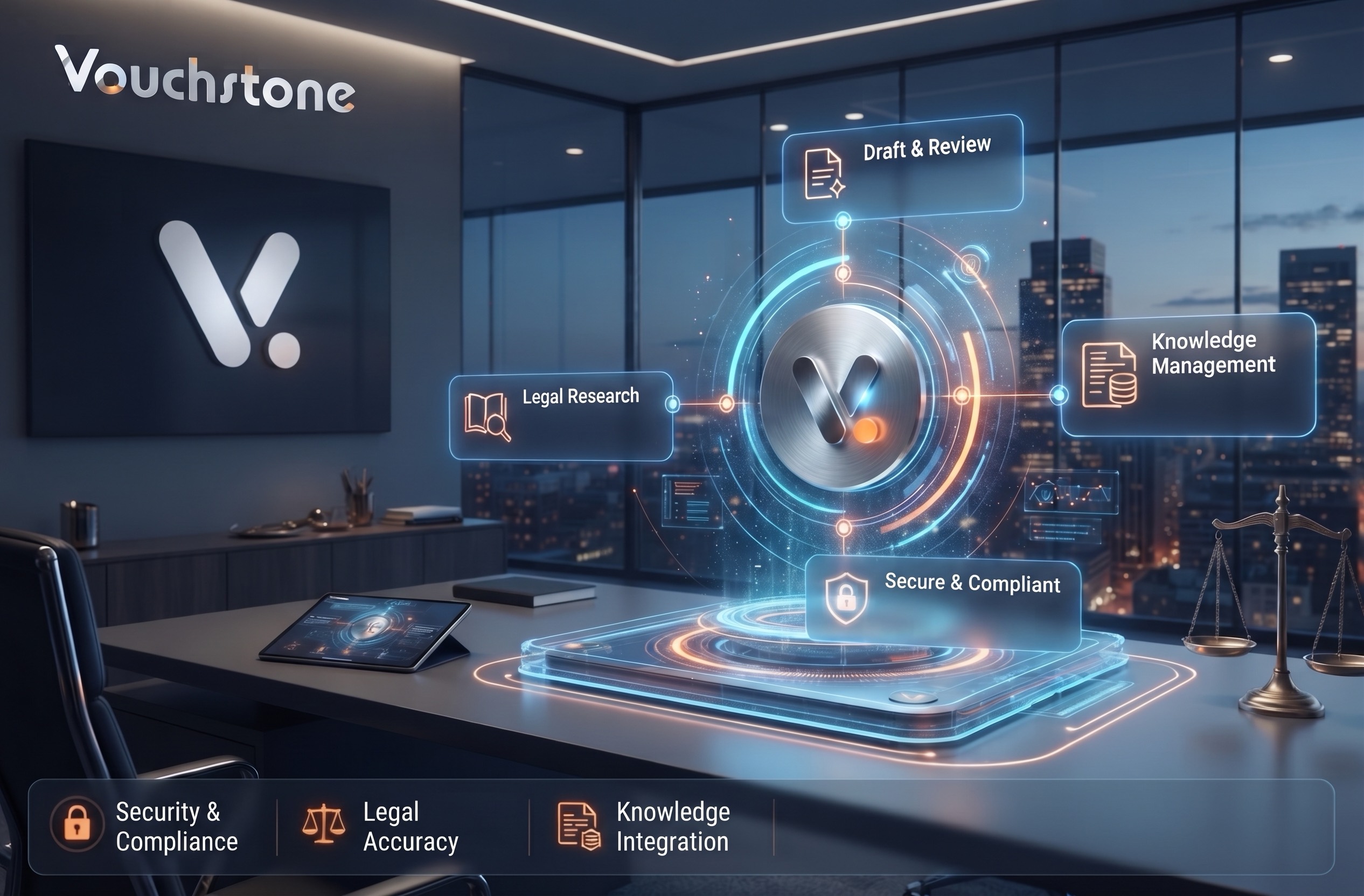 Vouchstone dashboard — Legal